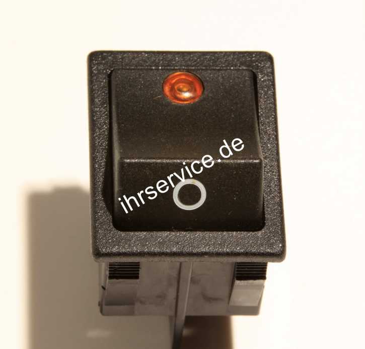 Schalter EIN / AUS mit orange LED